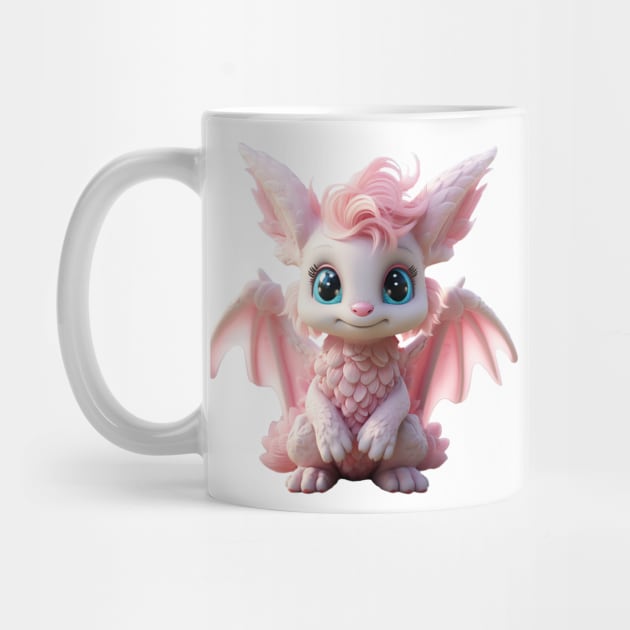 Adorable Baby Cotton Candy Dragon by Cuteopia Gallery